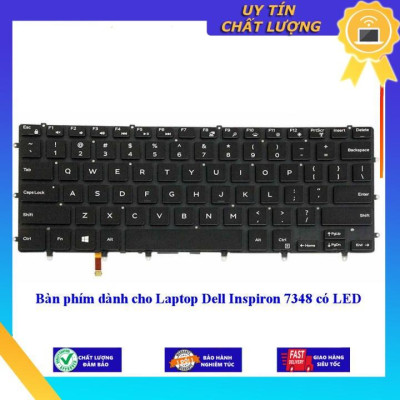 Bàn phím dùng cho Laptop Dell Inspiron 7348 có LED  - Hàng Nhập Khẩu New Seal