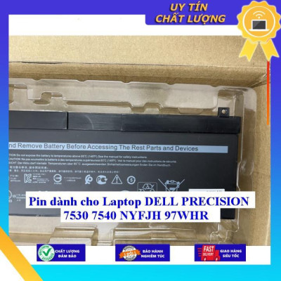 Pin dùng cho Laptop DELL PRECISION 7530 7540 NYFJH 97WHR - Hàng Nhập Khẩu New Seal