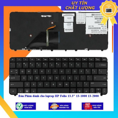 Bàn Phím dùng cho laptop HP Folio 13.3" 13-1000 13-2000 - CÓ ĐÈN - Hàng Nhập Khẩu New Seal