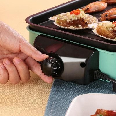 Bếp Nướng Điện BBQ Không Khói Hàn Quốc MR-001 1600w Kèm Vỉ Nướng Và Khay Nướng