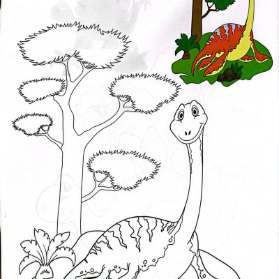 Sách - Bé Tập Tô Màu - Khủng Long