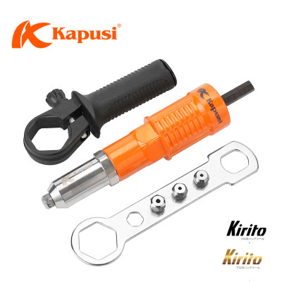 Đầu rút đinh tán nhôm Rive gắn máy khoan Kapusi Japan - Đầu kít rút đinh 