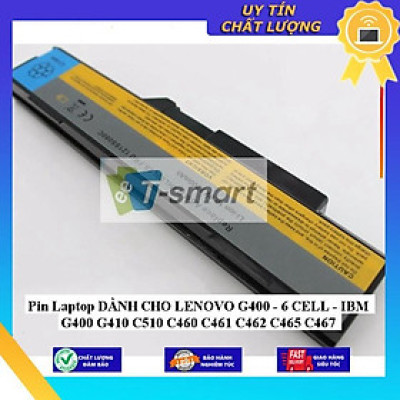 Pin Laptop dùng cho LENOVO G400 - 6 CELL - IBM G400 G410 C510 C460 C461 C462 C465 C467 - Hàng Nhập Khẩu  MIBAT667