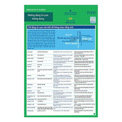 Sách - English At A Glance – Những Động Từ Cụm Thông Dụng - Nhân Trí Việt