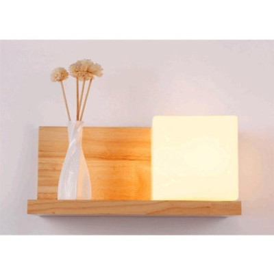 Đèn gắn tường gỗ, đèn phòng ngủ, đèn treo tường, đèn trang trí, đèn decor, đèn tường DT