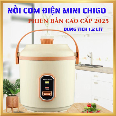 Nồi cơm điện mini chigo 1,2 lít , nồi cơm điện mini phiên bản cao cấp , nồi cơm điện chigo 2025