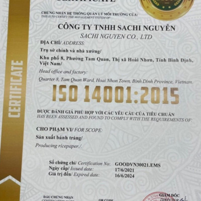 Bánh Tráng Gạo Mè Cao Cấp Nướng Sẵn Sachi Bì Loại 75Gram