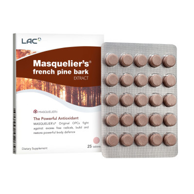 VIÊN UỐNG CHỐNG OXY HÓA LAC MASQUELIER CHIẾT XUẤT VỎ THÔNG PHÁP (25 VIÊN)