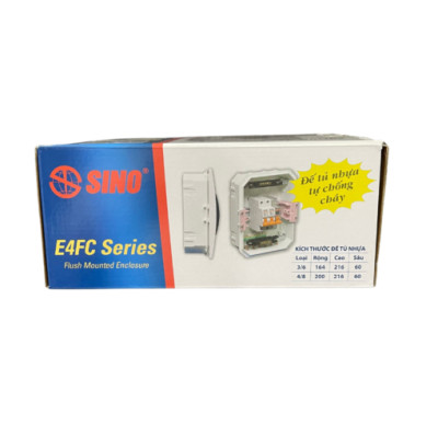 Tủ mặt nhựa bóng 4-8 đường (Sino)