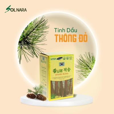 Tinh dầu Thông Đỏ Solnara Hộp 60 viên