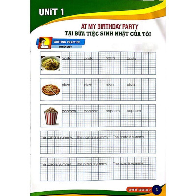 Luyện Viết Để Nhớ Từ Vựng Tiếng Anh Lớp 2 (Bám Sát SGK Global Success 2) (HA)