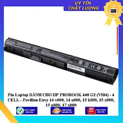 Pin Laptop dùng cho HP PROBOOK 440 G2 (VI04) Pavilion Envy 14 v000 14 u000 15 k000 15 x000 15 p000 17 x0 - Hàng Nhập Khẩu  MIBAT628
