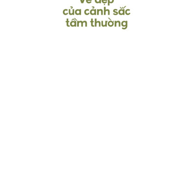 Sách - Vẻ Đẹp Của Cảnh Sắc Tầm Thường - Hay Vì Sao Chúng Ta Cần Thay Đổi Cách Thưởng Thức Thiên Nhiên? - Bìa Cứng
