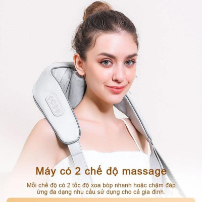 WISEZEN Máy massage vai gáy – Hai chế độ, hai tốc độ, thư giãn cho cả gia đình.