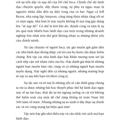 Ảo Tưởng Của Sự Bất Khả Chiến Bại - Sự Trỗi Dậy Và Sụp Đổ Của Các Doanh Nghiệp Bài Học Từ Đế Chế Inca