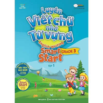 Sách - Luyện Viết Chữ Nhớ Từ Vựng - English Writing Smart Start Lớp 3 - Tập 1 - Megabook