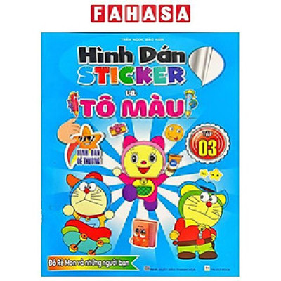 Sách - Hình Dán Sticker Và Tô Màu - Tập 3