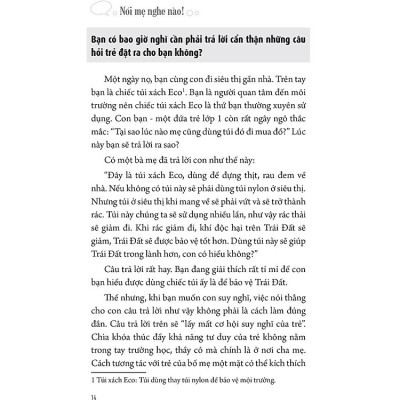 Sách: Nói Mẹ Nghe Nào – Trò Chuyện Như Mẹ Nhật Giúp Con Phát Triển Tư Duy