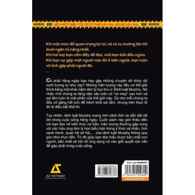 Sách Định Luật Murphy - Mọi Bí Mật Tâm Lý Thao Túng Cuộc Đời Bạn - Skybooks - BẢN QUYỀN