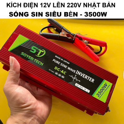 Bộ Kích Điện Sóng Sin Chuẩn 12V-220V – 3500W Nhật Bản Inverter , Loại Xịn, Siêu Bền, ĐÈN TRANG TRÍ , ĐỒNG HỒ TREO TƯỜNG