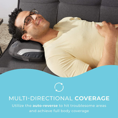 Gối massage 3D công nghệ Gel Touch, Pin sạc kèm nhiệt hồng ngoại HoMedics SP-135HJ Nhập khẩu USA