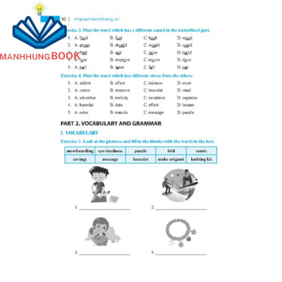 Sách - GLOBAL SUCCESS - Bài tập tiếng anh lớp 8 (không đáp án)