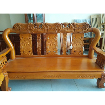 Bộ bàn ghế minh quốc voi gỗ gõ đỏ
