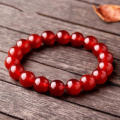 Vòng Tay Mã Não Đỏ Đậm