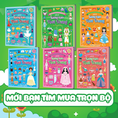 Sách Sáng tạo thời trang: Thời trang kỳ nghỉ (Hơn 100 stickers)