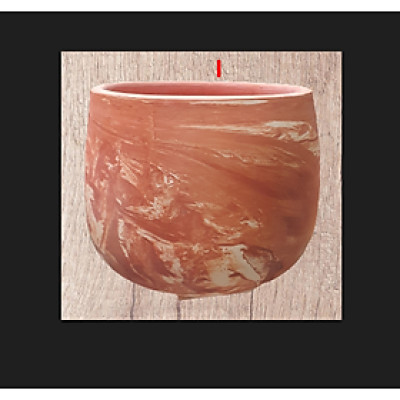 Chậu trồng cây gốm đất nung  DÁNG NỒI SƠN WAX MÀU D31xH26cm
