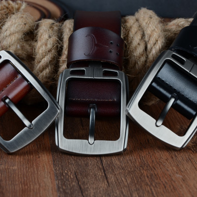 Thắt Lưng Da Bò Chính hãng COWATHER XF001 Đen