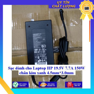 Sạc dùng cho Laptop HP 19.5V 7.7A 150W chân kim xanh 4.5mm*3.0mm - Hàng Nhập Khẩu New Seal