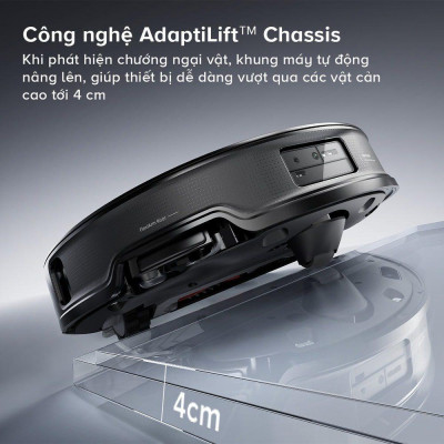 Robot Hút Bụi Lau Nhà Cao Cấp Roborock Saros 10R Lực 19.000, Camera AI -Hàng Chính Hãng