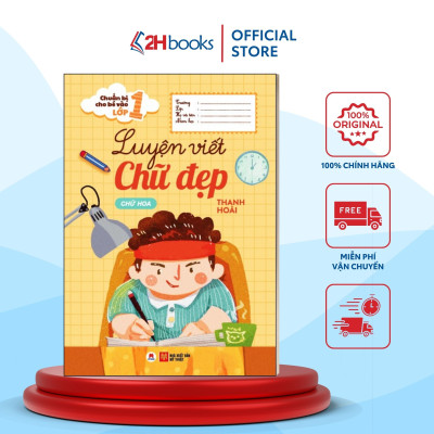 Sách- Chuẩn Bị Cho Bé Vào Lớp 1, Combo 8 cuốn Làm Quen Chữ Cái, Toán Học, Luyện Viết, Tập Tô, Tập Ghép Vần- 2HBooks