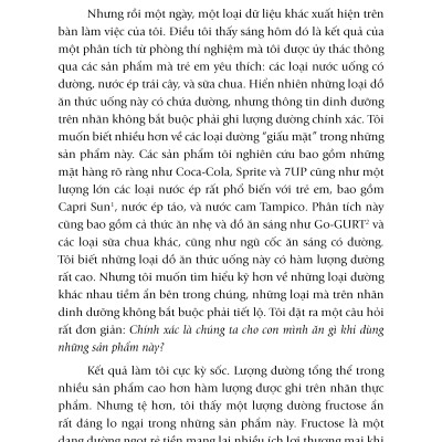  GIÚP CON NÓI “KHÔNG” VỚI ĐƯỜNG - Những mối nguy hiểm tiềm ẩn của Đường gây nguy hại đến sức khỏe của con bạn và Những điều bạn có thể làm