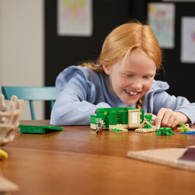 Đồ Chơi Lắp Ráp Ngôi Nhà Rùa Biển - The Turtle Beach House - Lego Minecraft 21254 (234 Mảnh Ghép)