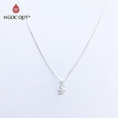 Dây chuyền bạc mặt bóng ma - Ngọc Quý Gemstones