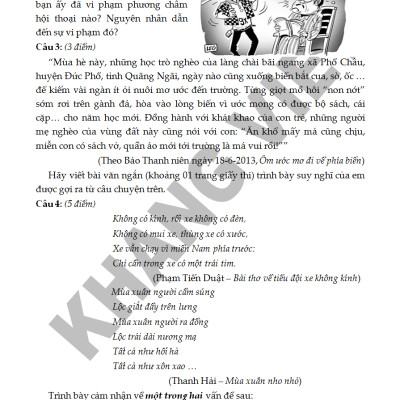 Bồi Dưỡng Học Sinh Giỏi Văn 9 Thi Vào Lớp 10 - KV