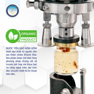 [Hộp QT 6 Hũ] Tổ Yến Sào Chưng Đường Ăn Kiêng - Yến Sào Hòn Gốm Chính Hiệu Khánh Hoà - HGKNEST