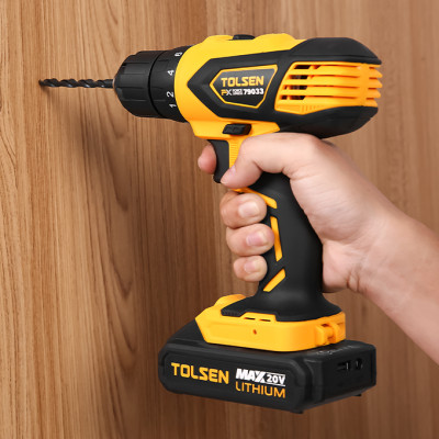 MÁY KHOAN PIN 2 TỐC ĐỘ 10MM 20V (2 PIN) TOLSEN- HÀNG CHÍNH HÃNG