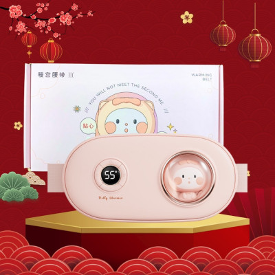 ￼Massage Làm Ấm Bụng Giảm Đau Bụng Đau Lưng Cho Phụ Nữ Đến Kì,Chườm Nóng Giảm Đau Bụng Kinh Đai đeo thắt lưng