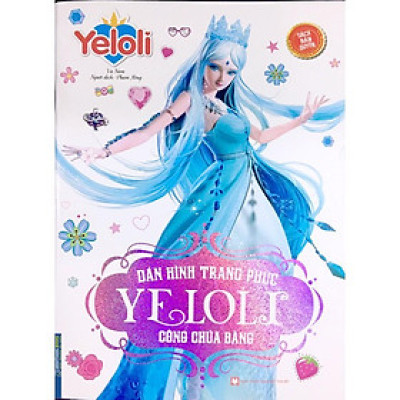 Sách - Dán Hình Trang Phục Yeloli - Công Chúa Băng - Minh Thắng