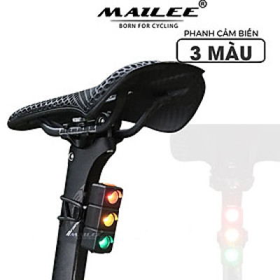 Đèn Đuôi Xe Đạp Ba Màu Giao thông BR-05, Sạc Type-C Pin Bền 480mAh, Cảm biến phanh, Đèn Đạp Xe An Toàn Ban Đêm, Dễ Dùng Cho Người Mới - Mai Lee
