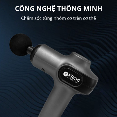 Máy massage cầm tay Kachi MK377 với 9 cấp độ rung - hàng chính hãng
