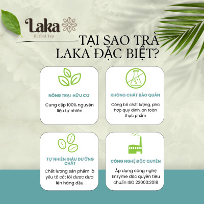 Combo Full - 4 Hộp Trà Cà Phê Cascara LAKA 100gr, 100% quả cà phê chín mọng