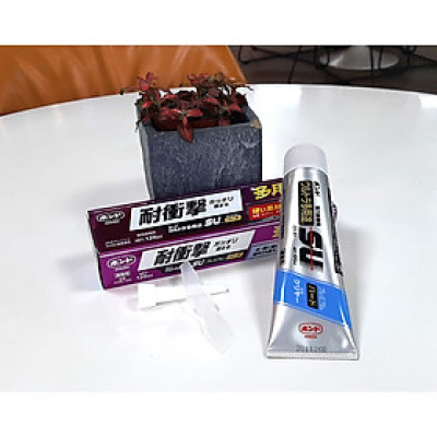 Keo dán Đa Năng Nhật Bản Dán thủy tinh, bê tông, gạch, đá, gỗ , nhựa cứng ULTRA SU HARD (CỨNG) 120ml #05150, chống thấm nước (Hàng nội địa Nhật)