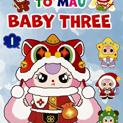 Sách - Tô Màu Baby Three 1