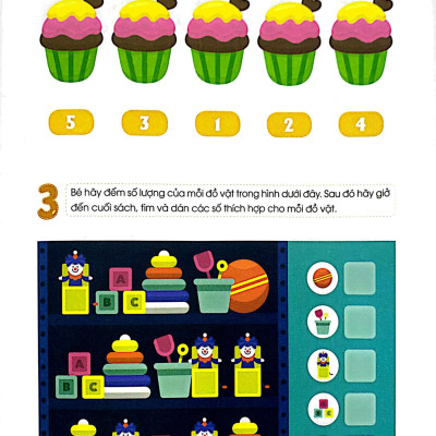 Siêu Nhí Khám Phá - Toán Tư Duy - Phát Triển Toàn Diện IQ Toán Học Dành Cho Bé Từ 3-4 Tuổi