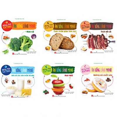 Combo (6 Tập): Healthy eating - Ăn uống lành mạnh