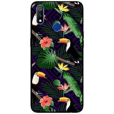 Ốp lưng dành cho Realme 3 - Realme 3 Pro - Realme 5 / 5s / 5i / 6i / 6i - Realme 5 Pro mẫu Họa Tiết Két Xanh